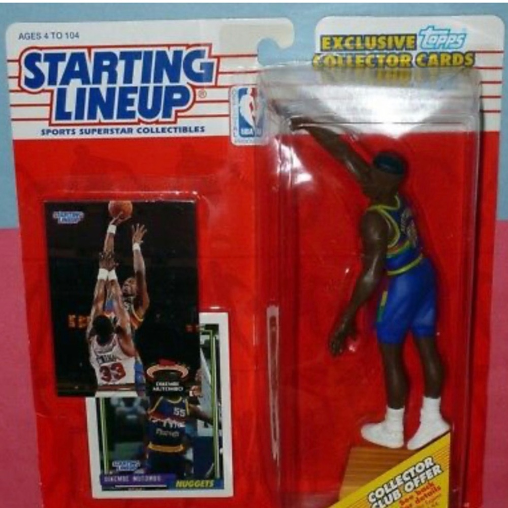 1993 Dikembe Mutombo Starting Lineup NBA